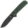 Нож Kizer Brat black сталь 154CM рукоять Olive G10