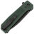 Нож Kizer Brat black сталь 154CM рукоять Olive G10