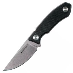 Нож Real Steel Receptor Stonewash сталь 9Cr13MoV рукоять Black G10 (3550)