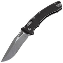 Нож Microtech Amphibian Ram-Lok apocalyptic сталь M390MK рукоять Black Aluminium (137RL-10APFL)