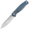 Нож Real Steel Huginn Compact stonewash сталь VG-10 рукоять Denim Micarta (7653DS)