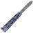 Нож-бабочка AtroposKnife Kirat RE сталь N690 рукоять Blue Titanium