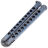 Нож-бабочка AtroposKnife Kirat RE сталь N690 рукоять Blue Titanium