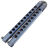 Нож-бабочка AtroposKnife Kirat RE сталь N690 рукоять Blue Titanium