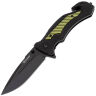 Нож Ganzo G628-GR cталь 8Cr14 рукоять Black PP/Green Aluminum