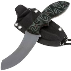 Нож Волчий Век Кондрат-10 сталь N690 WA рукоять Black/Green G10
