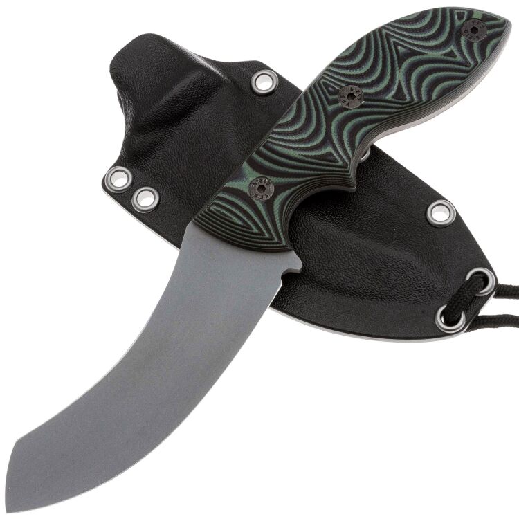Нож Волчий Век Кондрат-10 сталь N690 WA рукоять Black/Green G10