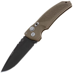 Нож Hogue Auto EX-A03 Drop 3.5" black сталь 154CM рукоять Tan GFN (34333)