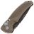Нож Hogue Auto EX-A03 Drop 3.5" black сталь 154CM рукоять Tan GFN (34333)