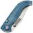 Нож Vosteed Naga satin сталь S35VN рукоять Blue Norplex UltreX Micarta