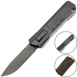 Нож Remette Sharp Leopard DLC сталь M390 рукоять DLC Titanium/Timascus (ZL301D)