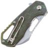 Нож MKM Isonzo Hawkbill stonewash сталь M390 рукоять Jungle Wear FatCarbon (FX03-1CJ)