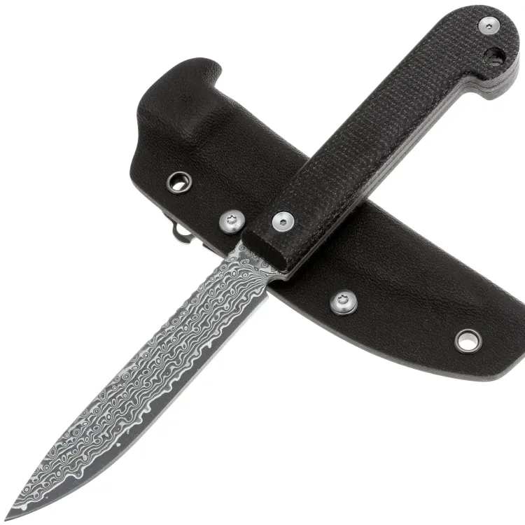 Нож Daggerr Ataman сталь VG-10/Damascus рукоять Black Micarta