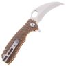 Нож Honey Badger Claw M serrated сталь 8Cr13MoV рукоять Tan FRN