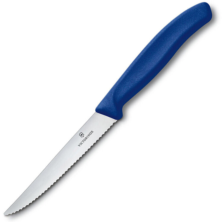Нож кухонный Victorinox для стейка синий (6.7232)