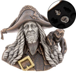 Бусина темлячная Evil Skull Капитан Барбосса Limited Edition