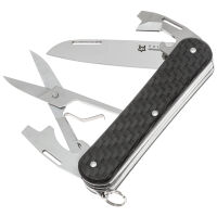Нож FOX Vulpis Multipurpose-4 сталь M390 рукоять Carbon Fiber (FX-VP130-F4 CF)