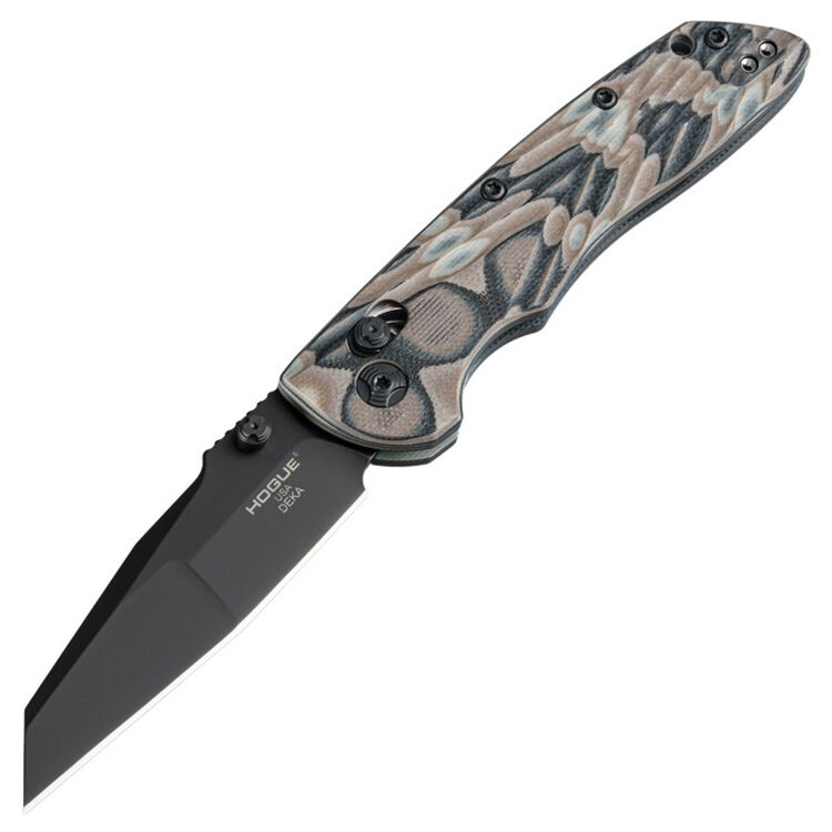 Нож Hogue Deka Wharncliffe Black сталь CPM-20CV рукоять Dark Earth G-Mascus (24267)