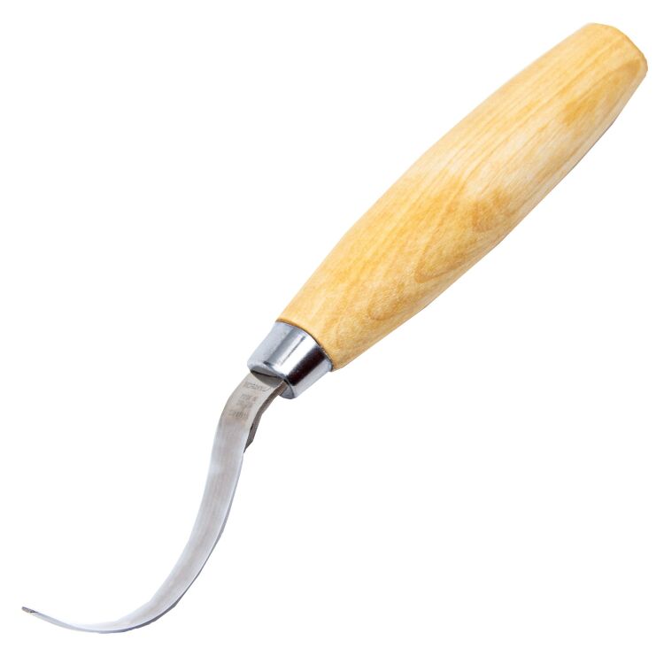 Ложкорез Mora 163S Wood Carving Hook knife сталь нержавеющая рукоять дерево (14125)
