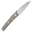Нож Real Steel Destra stonewash сталь Nitro-V рукоять Grooved Coyote G10 (7222C)