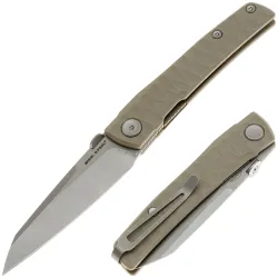 Нож Real Steel Destra stonewash сталь Nitro-V рукоять Grooved Coyote G10 (7222C)