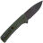 Нож CIVIVI Conspirator Blackwash сталь Nitro-V рукоять Green Micarta (C21006-2)