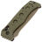 Нож Benchmade Mini Auto Adamas сталь CruWear рукоять OD Green G10 (2730FE-2)