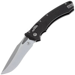 Нож Microtech Amphibian Ram-Lok stonewash сталь M390MK рукоять Black G10 (137RL-10FLGT)