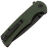 Нож Sencut Praktisk black сталь 9Cr18MoV рукоять Green Canvas Micarta (S24019-3)