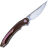 Нож Bestech Irida сталь 14C28N рукоять Red G10/CF (BG25E)