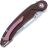 Нож Bestech Irida сталь 14C28N рукоять Red G10/CF (BG25E)
