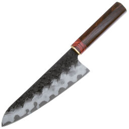 Нож кухонный Xin Cutlery Santoku сталь Forged 440С San Mai рукоять Ironwood Brass (XC134)