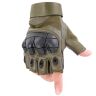 Перчатки тактические WTACTFUL PU Leather Fingerless Gloves