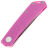 Нож Real Steel Luna Phantom Flipper Double Detent Ball satin сталь D2 рукоять Pink G10 (7008PS)