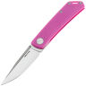 Нож Real Steel Luna Phantom Flipper Double Detent Ball satin сталь D2 рукоять Pink G10 (7008PS)