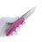 Нож Real Steel Luna Phantom Flipper Double Detent Ball satin сталь D2 рукоять Pink G10 (7008PS)