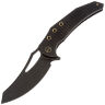 Нож We knife Epaulette blackwash сталь M390 рукоять Diamond Pattern Black Titanium (WE24024-1)