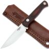 Нож Южный Крест Small конвекс сталь М390 рукоять микарта красно-черная (232.1454)