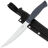 Нож филейный Owl Knife FS130 сталь N690 рукоять микарта Джинс серая
