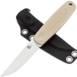 Нож Owl Knife Liza сталь Elmax рукоять микарта Джинс бежевая