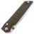 Нож Real Steel Sacra stonewash сталь K110 рукоять Green Micarta (7711G)