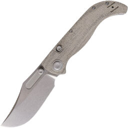 Нож Vosteed Naga stonewash сталь S35VN рукоять Green Norplex UltreX Micarta
