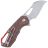 Нож MKM Isonzo Hawkbill stonewash сталь M390 рукоять Lava Flow FatCarbon (FX03-1CL)