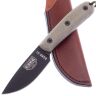 Нож ESEE 3 Modified Handle black cталь 1095 рукоять Green canvas micarta