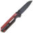 Нож Kizer Hyper black сталь S35VN рукоять Red/Black Aluminium