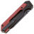 Нож Kizer Hyper black сталь S35VN рукоять Red/Black Aluminium
