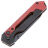 Нож Kizer Hyper black сталь S35VN рукоять Red/Black Aluminium