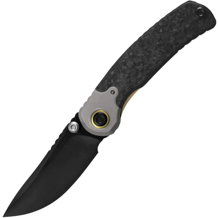 Нож Kizer Pioneer DLC сталь CPM-20CV рукоять Marble Carbon Fiber/Titanium