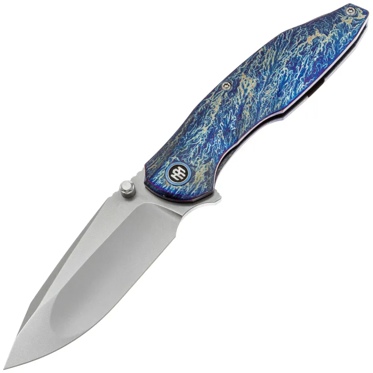 Нож Remette Cool Whale сталь M390 рукоять Burnt Lightning Titanium (RTCL-T3)