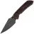 Нож Tenable Fenrir Top Liner Lock blackwash сталь Nitro-V рукоять Black/Red G-mascus
